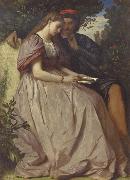 Anselm Feuerbach Paolo and Francessa oil painting